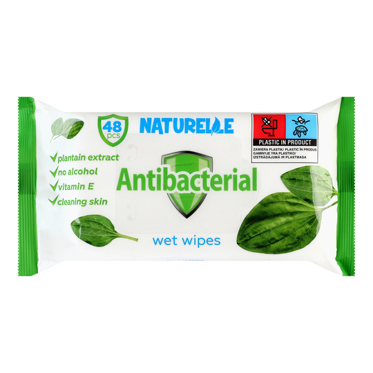 Серветки вологі подорож.Naturelle 48шт