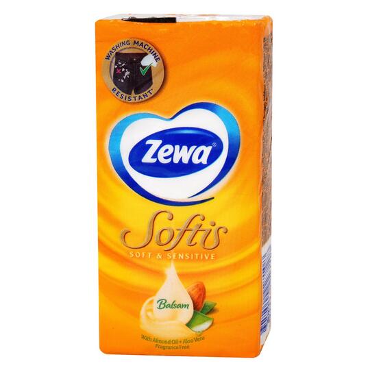 Хустинки носові Softis Soft&Sen.Zewa 9шт
