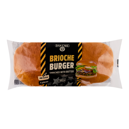 Булочки бріош д/гамбург. Dan Cake 300г