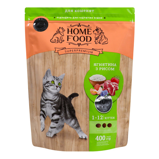 Корм для кошенят сухий Home Food 400г