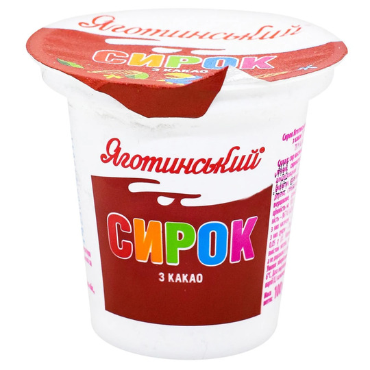 Сир к/м Яготин 7,4% солод.какао ст 100г