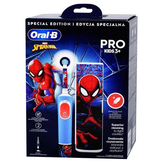 Щітка зубна ел.kids+чохол spider Oral-B