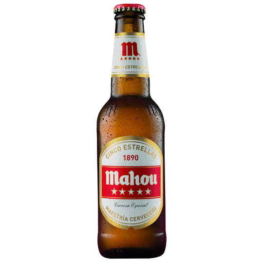 Пиво св.Mahou 5 estrellas 5,5%0,33л с/пл