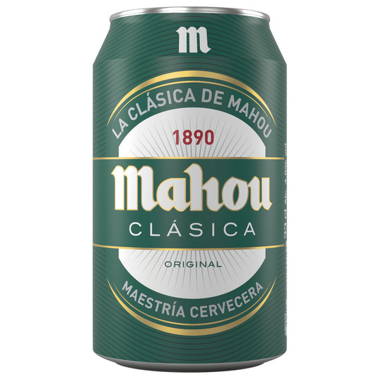 Пиво св. Mahou Clasica 4,8% 0,33л з/б