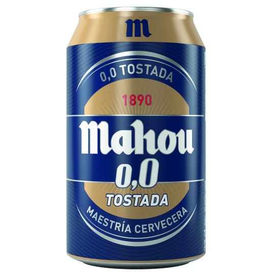 Пиво н/тем б/а Mahou Tostada 0%0,33л з/б