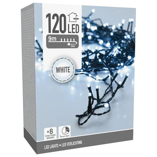 Гірлянда зовнішня холодна біла KPMN 12м