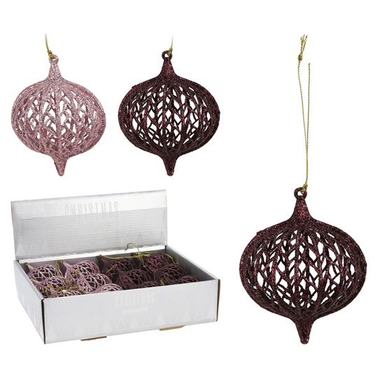 Прикраса ялинкова мереживна 6*9см