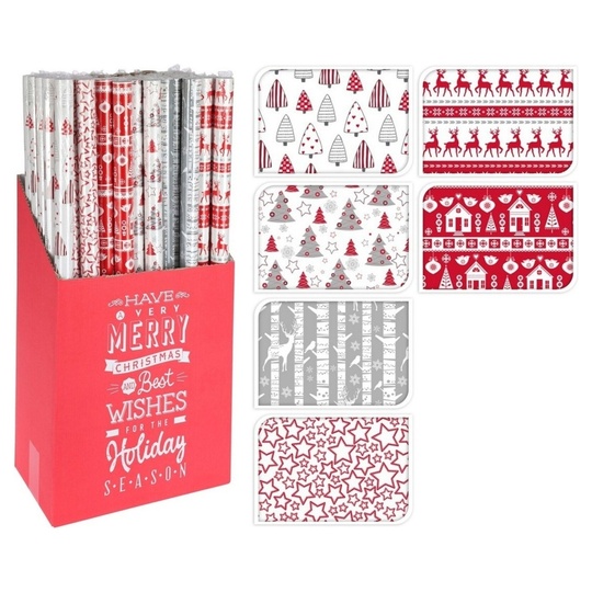 Папір д/уп.подарунків кольор.70*200 см