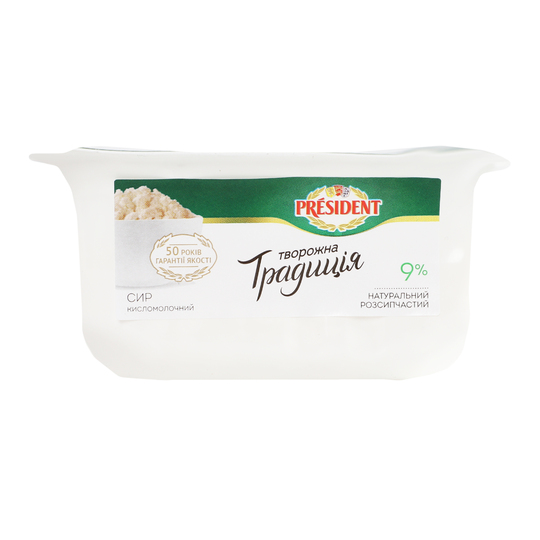 Сир к/м 9% Президент ст. 300г