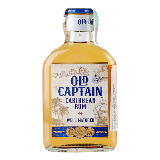 Ром Old Captain Caribbean brown37,5%0,2л