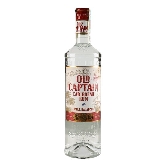 Ром Old Captain Caribbean white37,5%0,7л