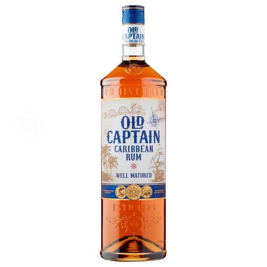 Ром Old Captain Caribbean brown37,5%0,7л