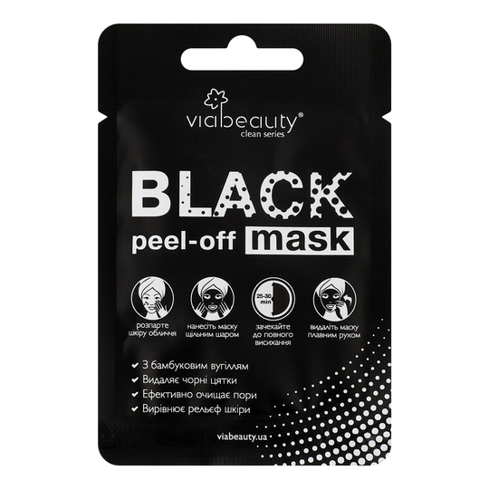 Маска для обл.black mask VIABEAUTY
