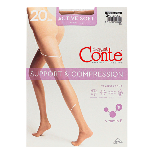 Колготи жін.CE AS Natural 20 ден р.2