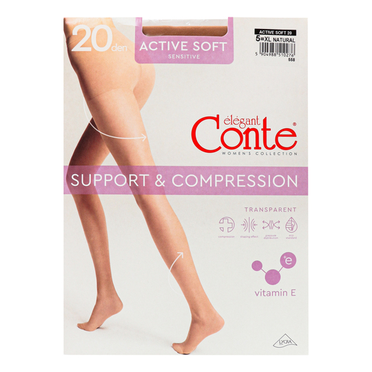 Колготи жін.CE AS Natural 20 ден р.5