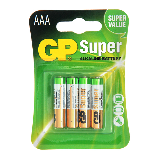 Батарейка лужна GP SUPER 24ALR03 AAA 4шт