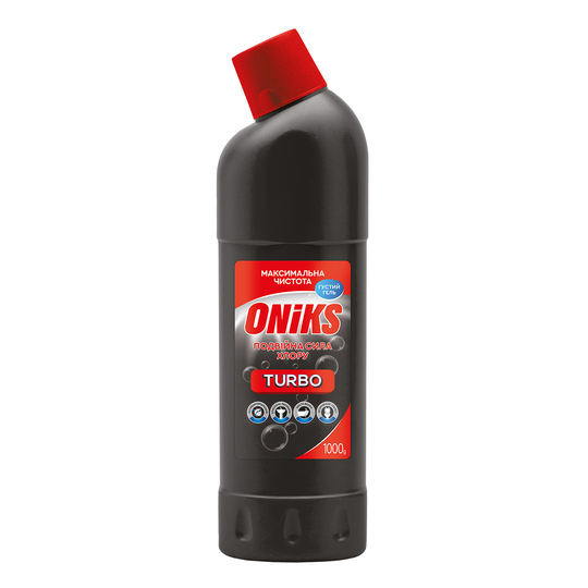 Гель д/унітазів відбіл. Oniks Турбо 1л