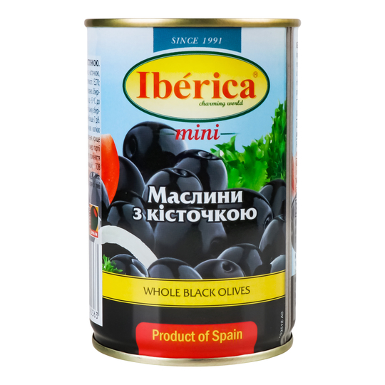Маслини Iberica Міні з/к 300мл