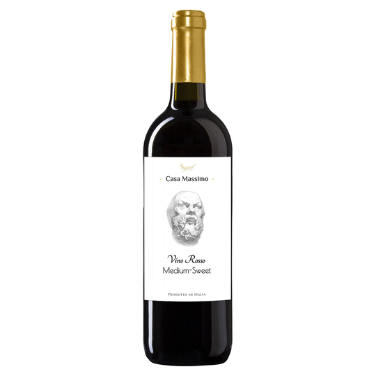 Вино Casa Massimo Rosso ч/нсол10,5%0,75л