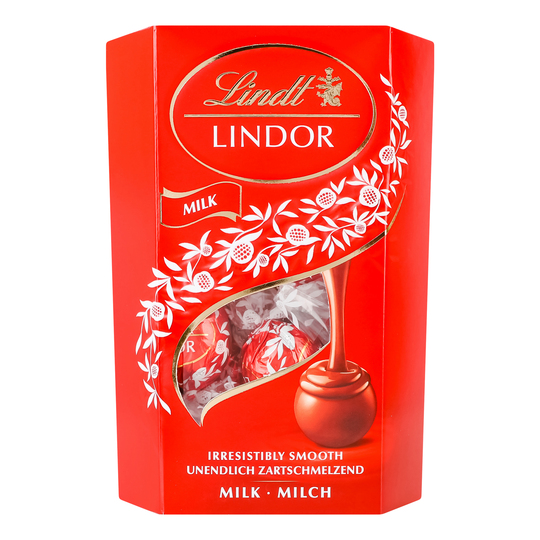 Цукерки шок.Lindor Balls Milk Lindt 200г