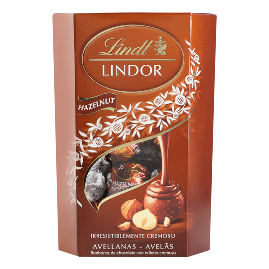 Цукерки шок.Lindor з фундуком Lindt 200г