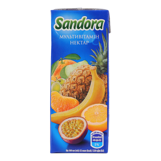 Нектар Sandora мультивітамін 0,2л т/п