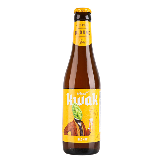 Пиво св. Kwak Blonde 7,4% 0,33л с/пл