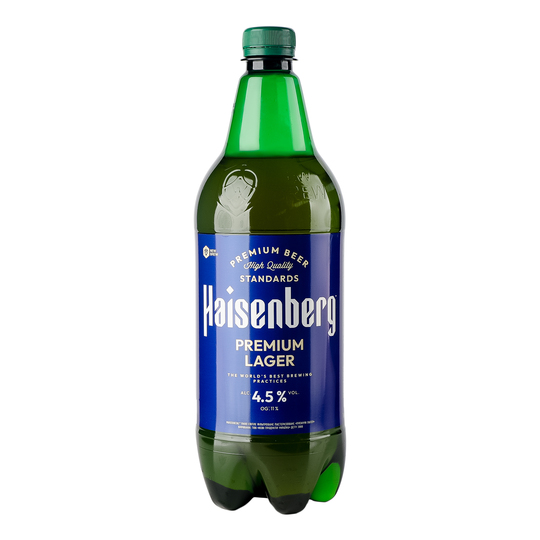 Пиво світле Heisenberg 4,5% 1л ПЕТ