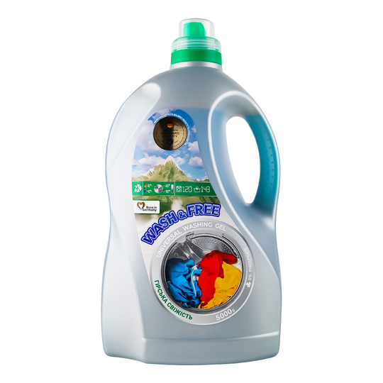 Гель д/пран.унів.Wash&Free Гір. свіж. 5л