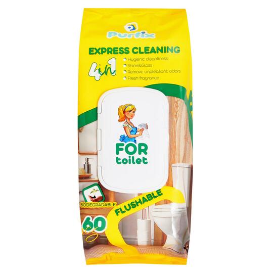 Серветки д/догл.уніт.вол.гос.Purfix 60шт