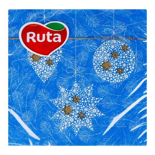 Серветка дек.2ш.33*33 Ruta Ялин.мікс20шт