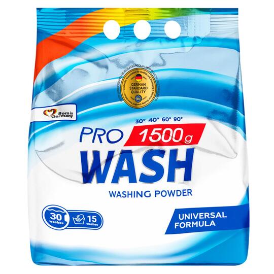 Порошок д/прання універс. Pro Wash 1,5кг