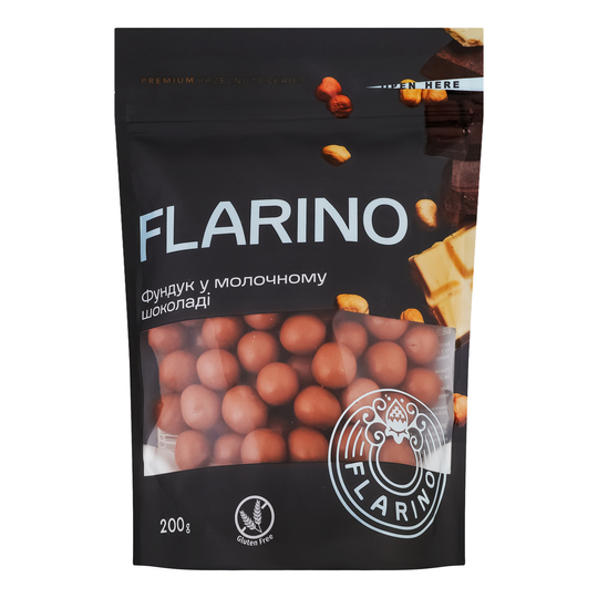 Фундук у молоч.шоколаді Flarino 200г