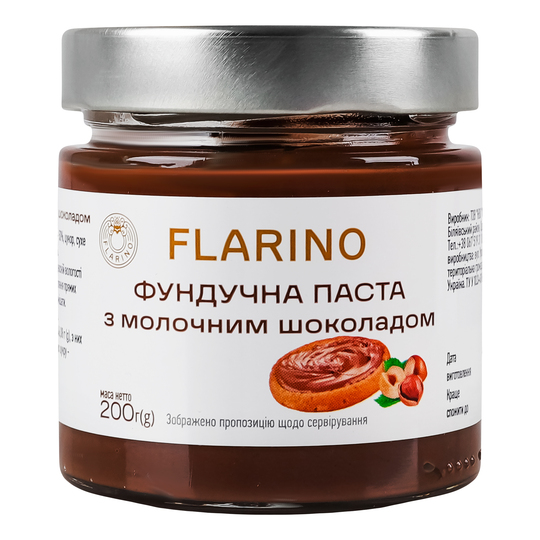 Паста фундучна какао та мол.Flarino 200г