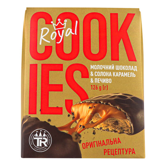 Печиво цукрове сол.карам.мол.ш.TR 126г