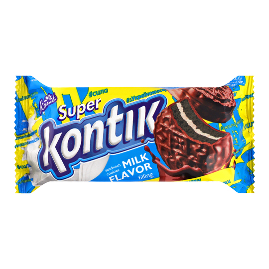 Печиво-сендвіч молочний super Kontik 90г