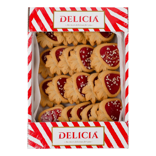 Печиво желейна ягідка пол.Delicia 300г