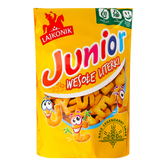 Крекер солоний літери Lajkonik 120г