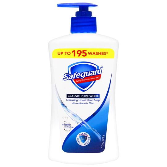 Мило рiдке яскраво біле Safeguard 390мл