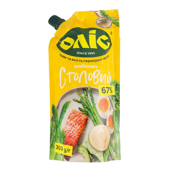 Майонез Столовий 67% д/п Оліс 300г