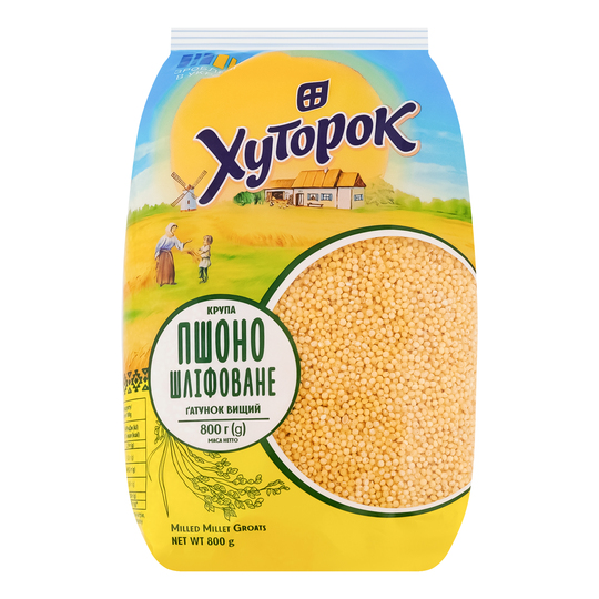 Пшоно шліфоване Хуторок 800г
