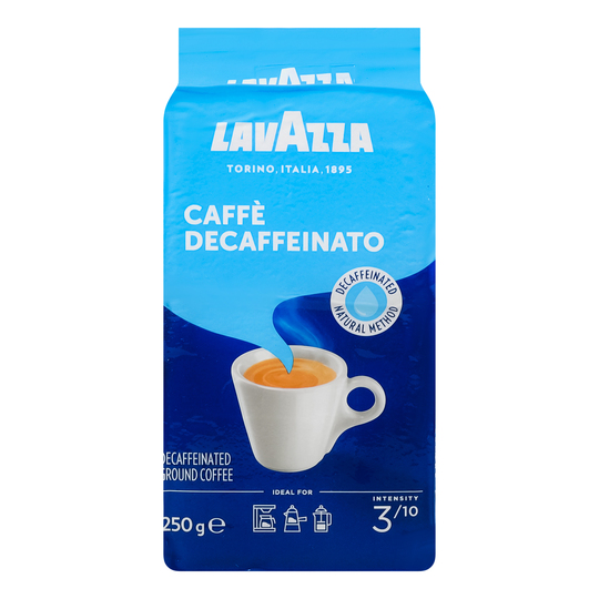 Кава мелена Lavazza Caffe Decaff.250г