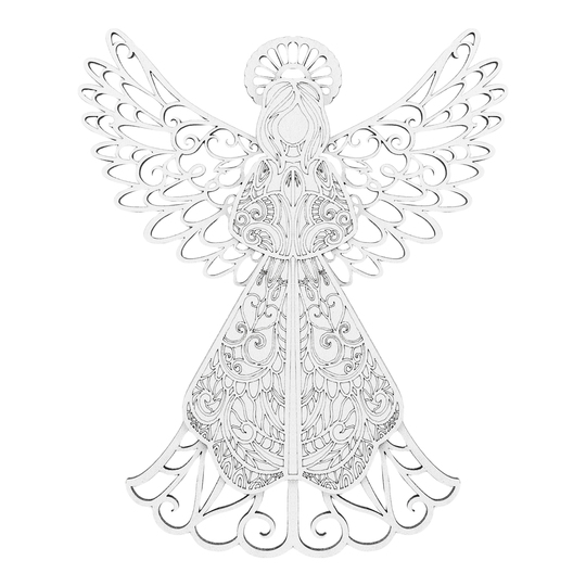 Прикраса Mis Lt дер.Ангел ажурний 19см