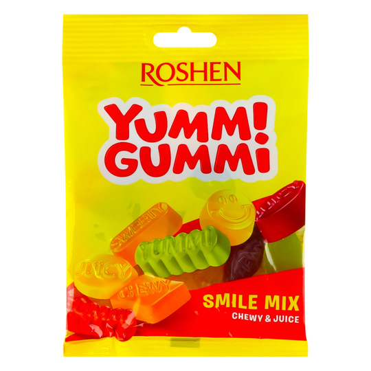 Цукерки желейні YG Smile Mix Roshen 70г