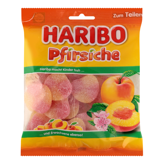 Цукерки желейні персик Haribo 175г