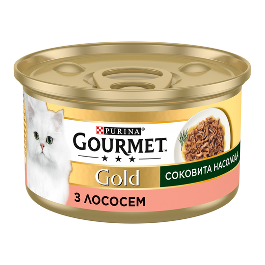 Корм д/кот.конс.Gourmet Gold СН лос. 85г