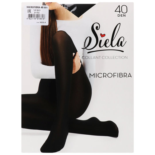 Колготи жін.Siela Microfibra 40d. nero-3
