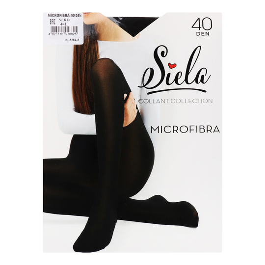 Колготи жін.Siela Microfibra 40d. nero-4