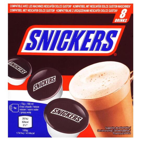 Кава в капсулах Snikers шоколад 8шт