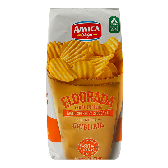 Чипси картопляні рифлені Amica 130г